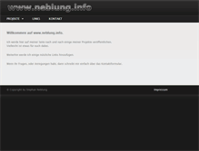 Tablet Screenshot of neblung.info